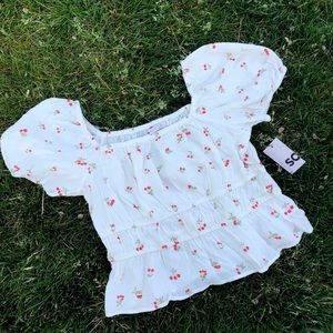 SO cherry crop top